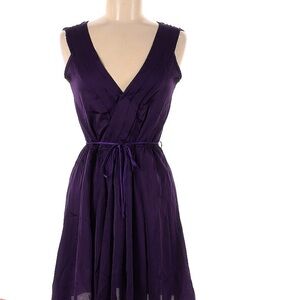 Aqua purple cocktail dress